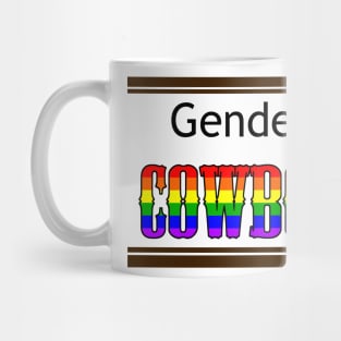 Gender: COWBOY - Rainbow Mug